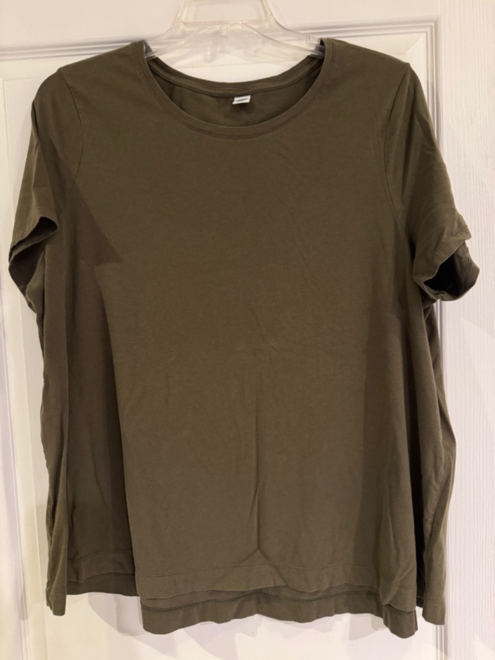 Old Navy Olive Green Short-Sleeve Crewneck Tee